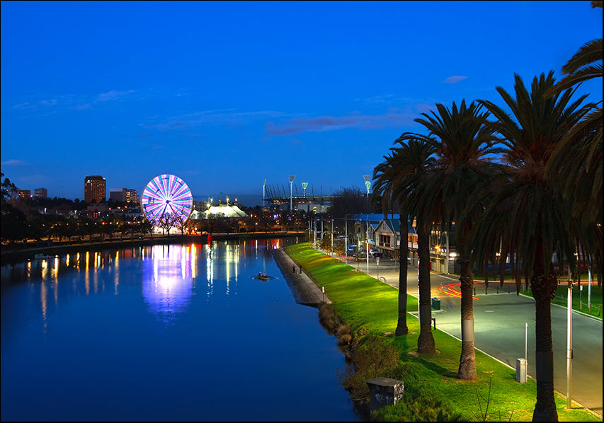 11199564 Melbourne at Night, available in multiple sizes