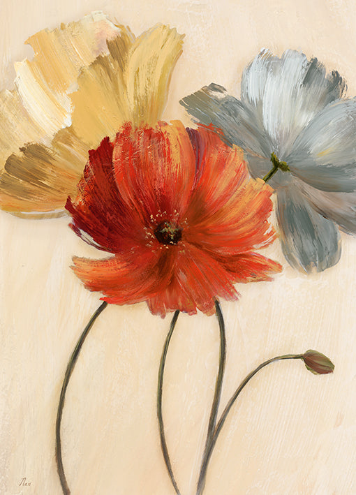 12959gg Poppy Palette I, by Nan, available in multiple sizes