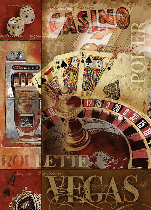 13291gg Fabulous Las Vegas, by Conrad Knutsen, available in multiple sizes