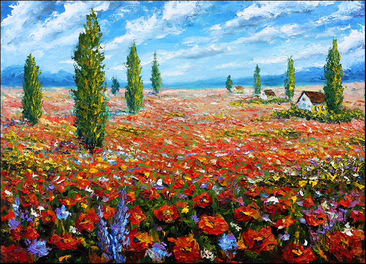 134858303 Field of Red Poppies, available in multiple sizes