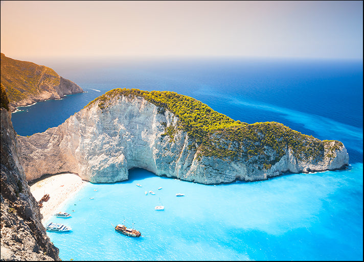 146237912 Navagio beach, natural landmark of Zakynthos Greek island, Ionian Sea, available in multiple sizes