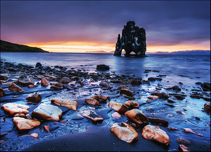 172088192 Hvitserkur is a spectacular rock in the sea on the Northern coast of Iceland, available in multiple sizes