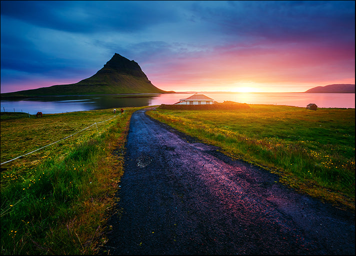 185177803 Kirkjufell volcano the coast of Snaefellsnes peninsula, Kirkjufellsfoss Icelandic landscape, available in multiple sizes
