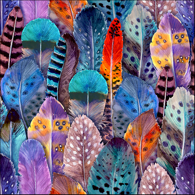 286381144 Abstract Feathers I, available in multiple sizes