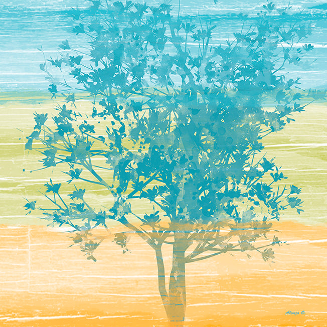 40003 MA Tree Abstract IV , available in multiple sizes