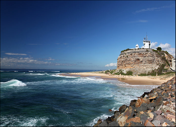 7546241 Nobbys Lighthouse in Newcastle Australia, available in multiple sizes