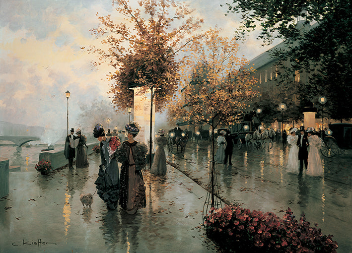 9966gg Sur Les Quais, by Christa Kieffer, available in multiple sizes