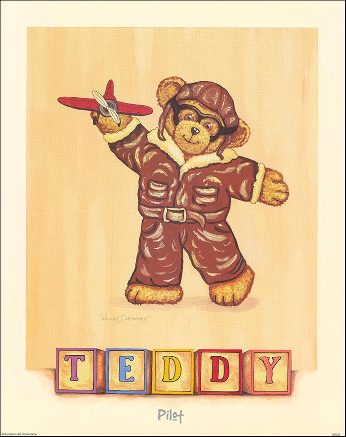 AAC DS009 Pilot Teddy by Daniel Sarantidis multiple sizes on paper