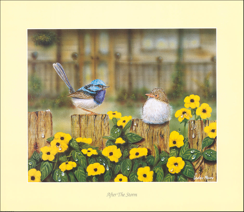 AAC IN001 After the Storm by Inder Naru multiple sizes on paper