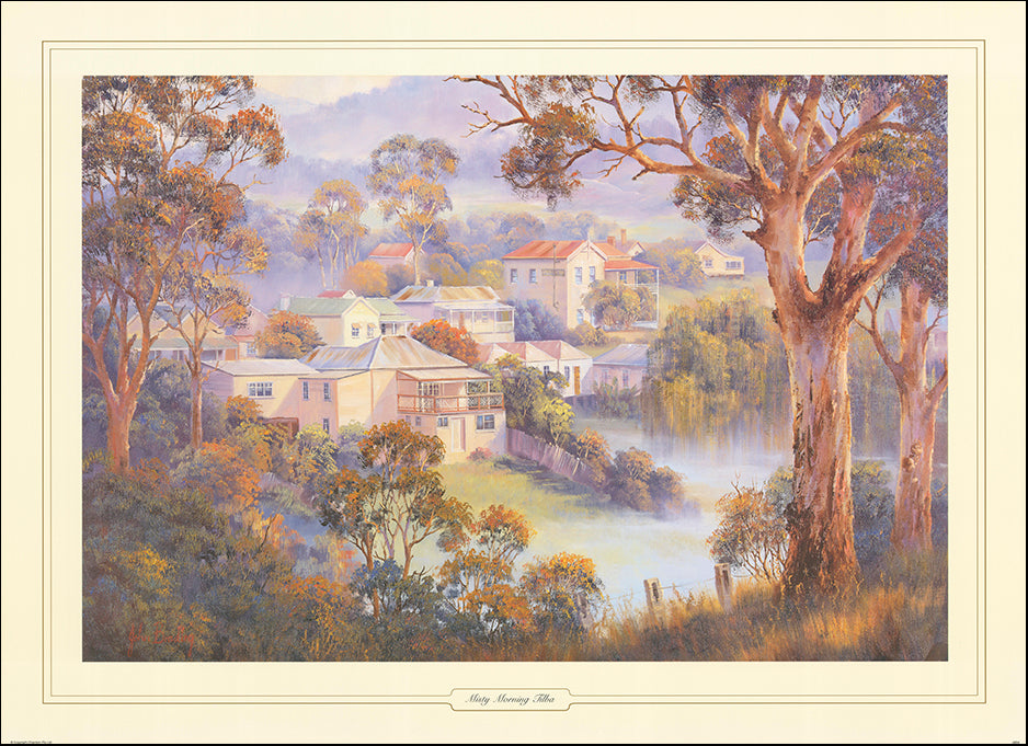 AAC JB04 Misty Morning Tilba by John Bradley 93x68cm on paper