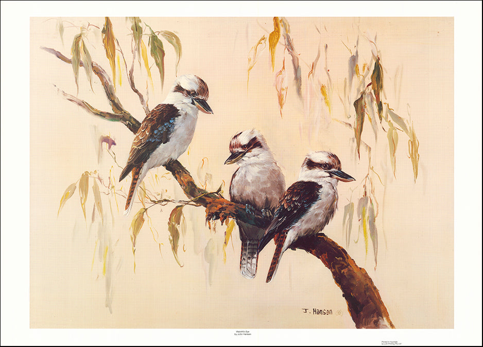 AAC JHO131 Watchful Eye by John Hansen multiple sizes on paper