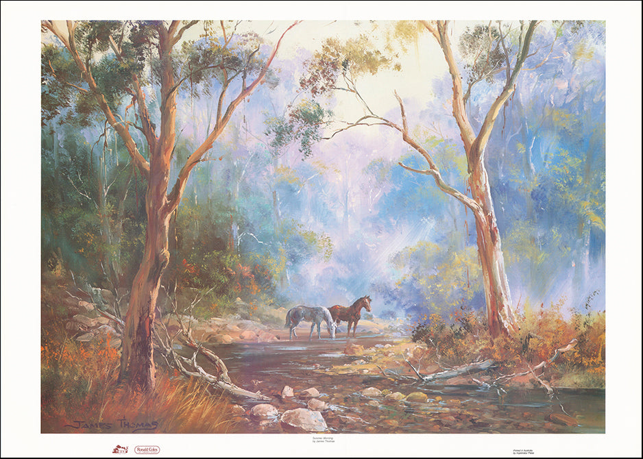 AAC JTO109 Summer Morning by James Thomas 90x64cm on paper