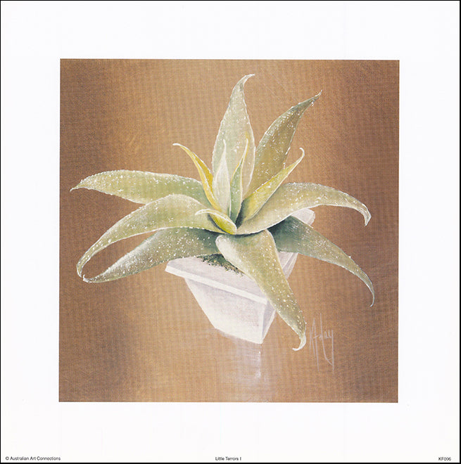 AAC KF096 Little Terrors 1 by Karen Foley 34x34cm on paper - Chamton