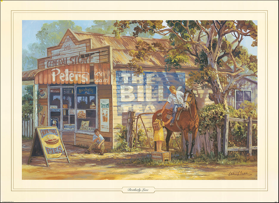 AAC LM05 Brotherly Love by Les Miles multiple sizes on paper