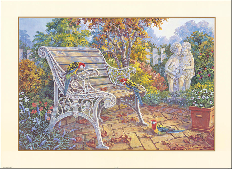 AAC LM42 Autumn Fall by Les Miles multiple sizes on paper