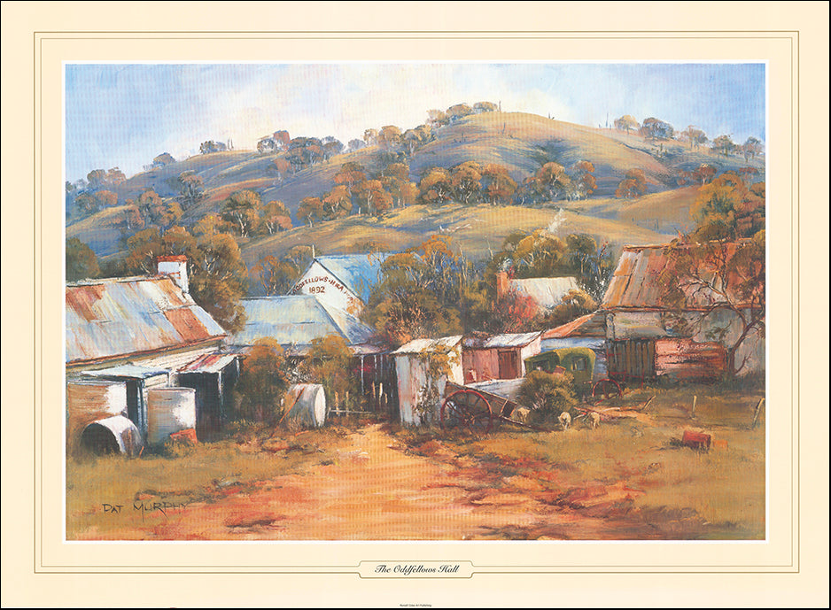 AAC PMO361 The Odd Fellows Hall by Pat Murphy multiple sizes on paper