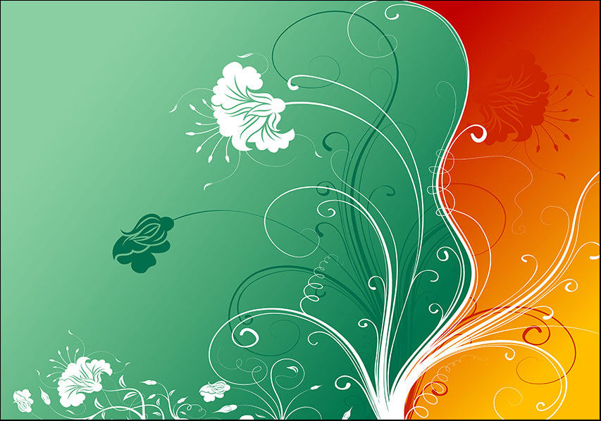 AADT82750663 Floral abstract, available in multiple sizes - Chamton