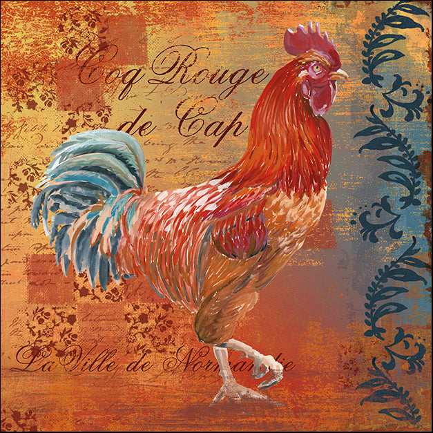 ALIZOE124326 Coq Motifs IV, by Art Licensing Studio, available in multiple sizes
