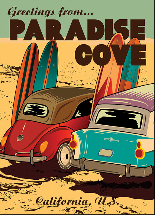 AMEFLA121772 Paradise Cove, by American Flat, available in multiple sizes