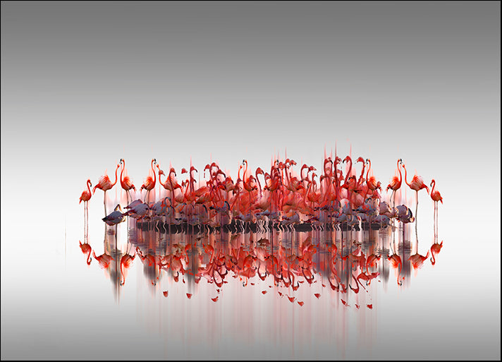 ANDVIL127335 Pink Meeting, by Andre Villeneuve, available in multiple sizes