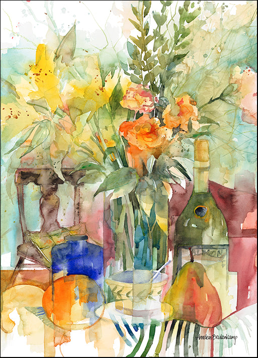 ANNBEU78112 Blue Bottle, by Annelein Beukenkamp, available in multiple sizes - Chamton