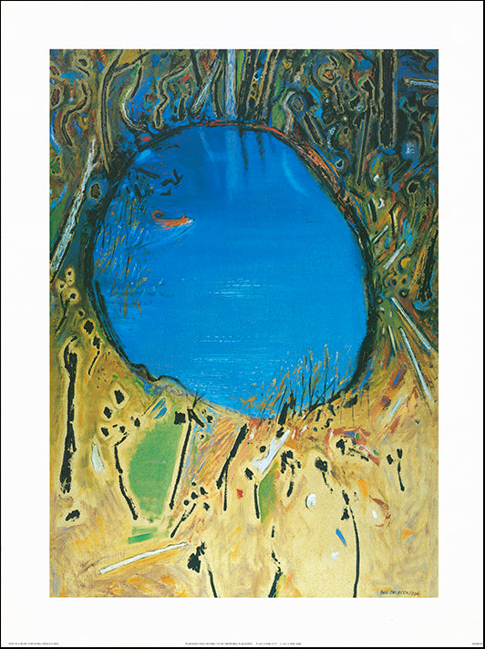AW BD761 Dog in a Bush Dam by Bill Delecca Paper 60x80cm - Chamton