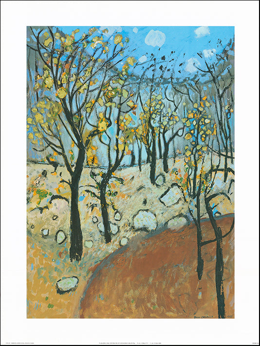 AW BD762 On Mt Tarrengower by Bill Delecca 60x80cm Paper - Chamton