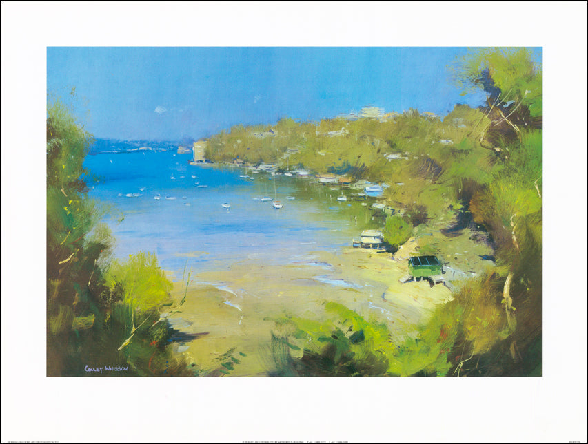 AW CW726 Colley Whisson 80x60cm on paper, Morning Shadows 1 - Chamton