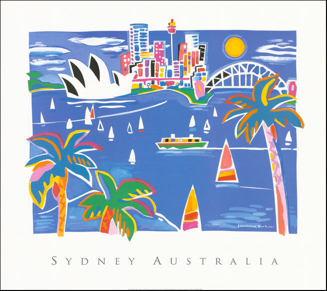 AW GEO3150 Lawrence Denham 68x60cm on paper, Sydney Australia