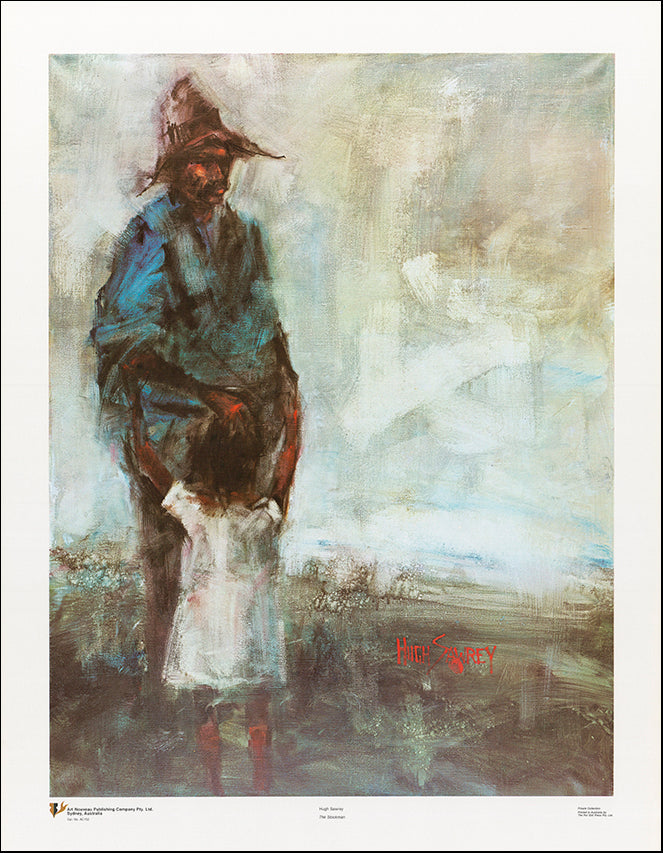 AW HS152 Stockman & Son by Hugh Sawrey 68x101cm on paper