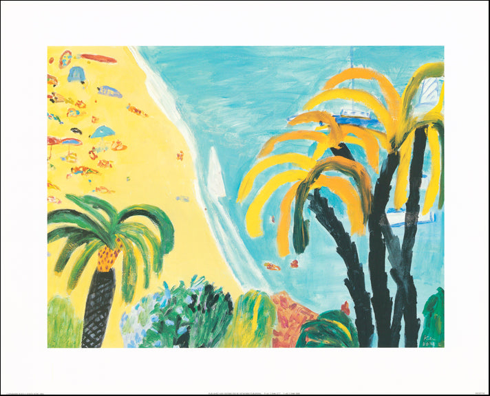 AW KD764 Ken Done 77x62cm on paper, Chinamans Beach 2 - Chamton