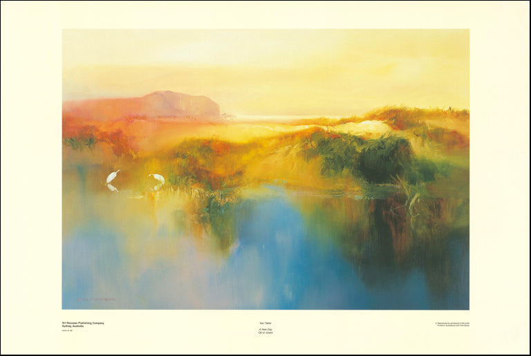 AW KT428 Ken Taber 101x68cm on paper, A New Day - Chamton