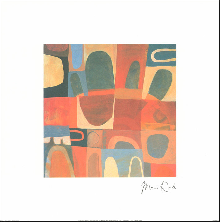 AW MW770 Marnie Wark 50x50cm on paper, Fiesta - Chamton