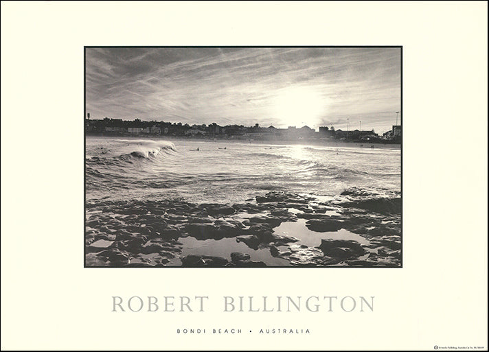 AW RB109 Bondi Beach Australia by Robert Billington, 50x70cm on paper