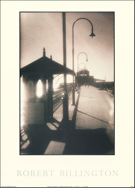 AW RB117 St Kilda Pier by Robert Billington 50x70cm on paper