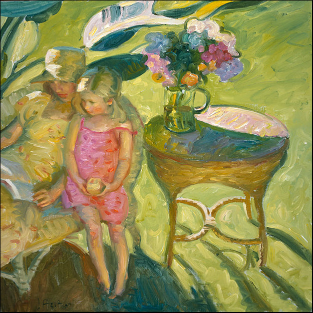 82190 Garden Floral, by Asaro, available in multiple sizes - Chamton