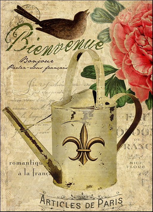 BETALB123041 French Welcome, by Beth Albert, available in multiple sizes