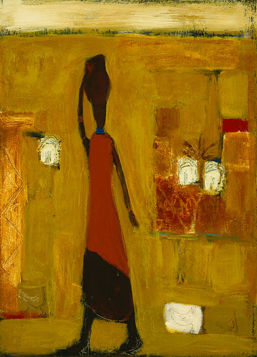 75191 Woman carrying Jug, by Bezuidenhout, available in multiple sizes