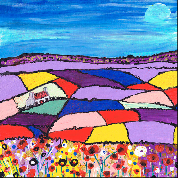 CARDUN135867 Royal Deeside Cottage, by Caroline Duncan ART, available in multiple sizes