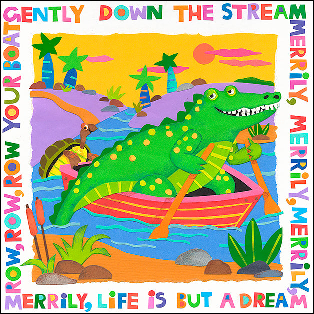 CHEPIP92904 Row, Row, Row Your Boat, by Cheryl Piperberg, available in multiple sizes