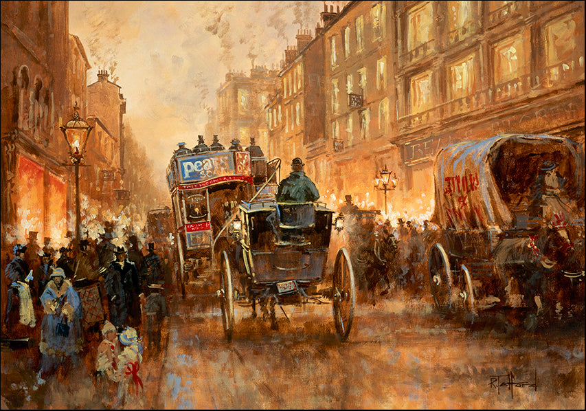 DDFA 8568 Tradittional English Street Scene, available in multiple sizes - Chamton