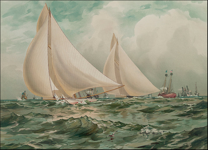 DP-342670 Vigilant and Valkyre, 1872, by Unknown, available in multiple sizes