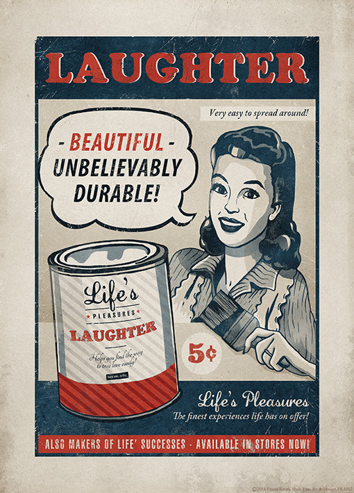 EK1017 Laughter, available in multiple sizes