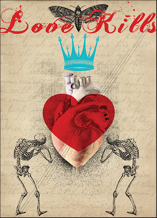 ELOMAR142471 Love Kills, by Elo Marc, available in multiple sizes
