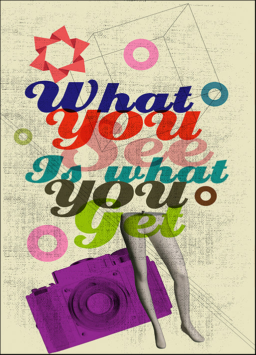 ELOMAR142488 What You See Is What You Get, by Elo Marc, available in multiple sizes