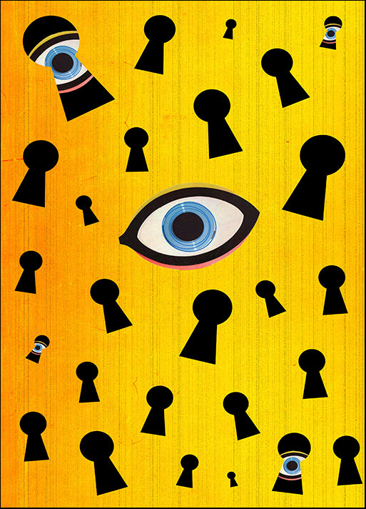 ELOMAR144688 They Are Watching, by Elo Marc, available in multiple sizes