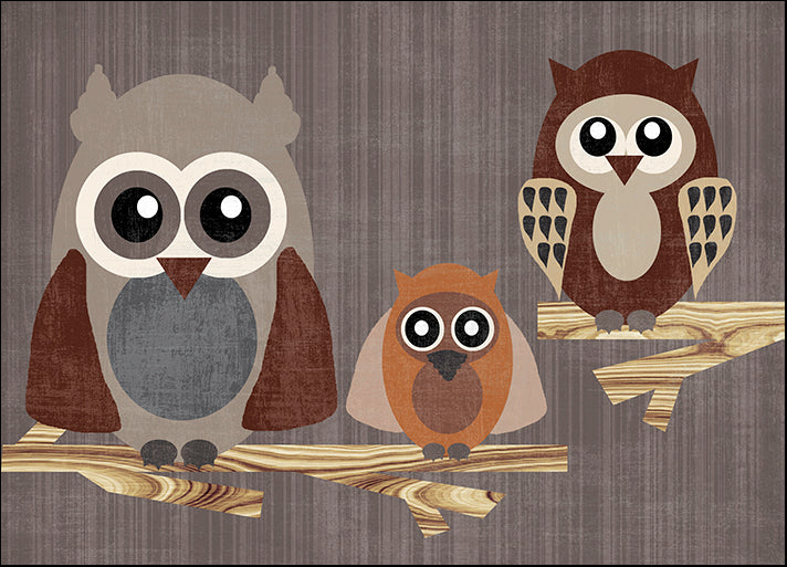 ERICLA119373 Owls, by Erin Clark, available in multiple sizes