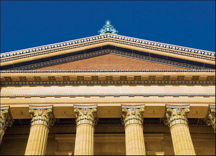 ERICLA91925 Philadelphia Museum (pediment II), by Erin Clark, available in multiple sizes - Chamton