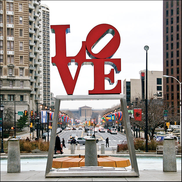 ERICLA91990 LOVE (color), by Erin Clark, available in multiple sizes