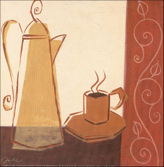 EU JSA1012 Short & Hot by Julie Sanford 30x30cm on paper